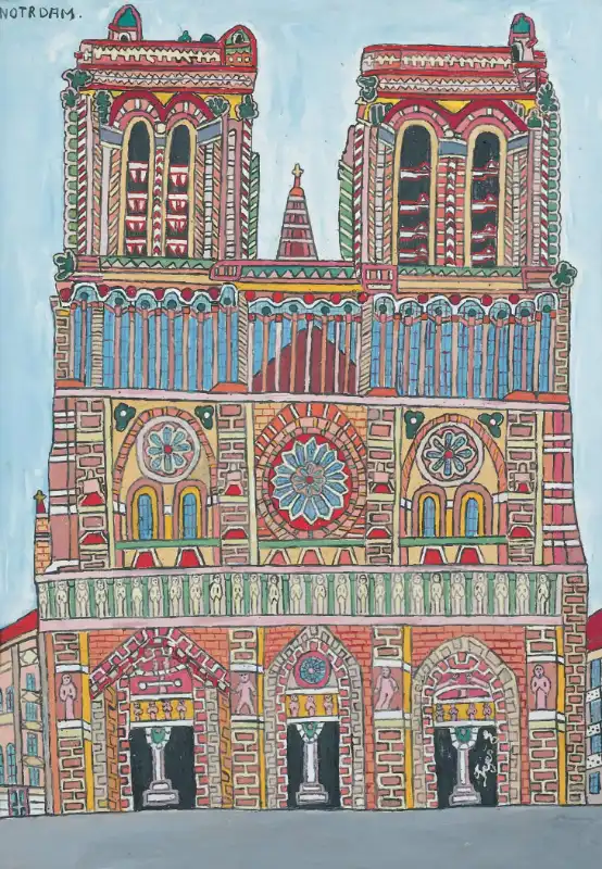 Malerei von Emerik Feješ ausgestellt in der Sammlung Zander Köln, Ausstellung und Vernissage