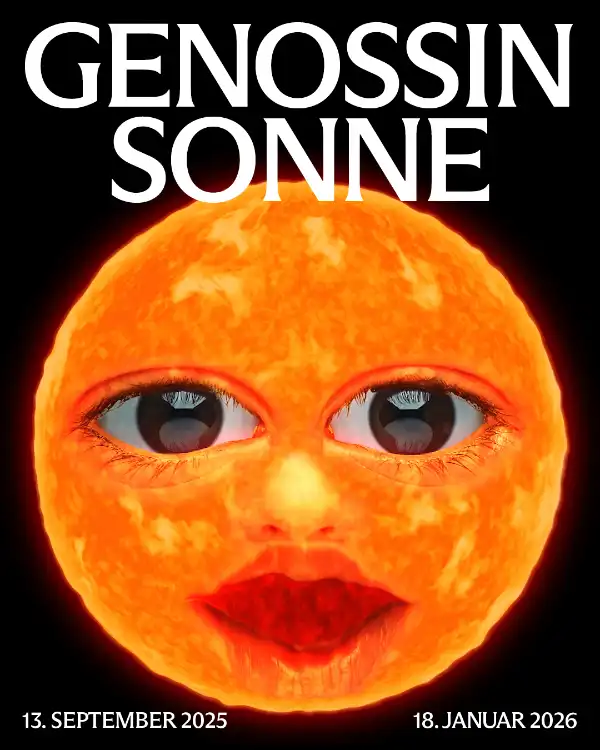 Plakat für die Kunstausstellung HKMV im Dortmunder U, Medienkunst