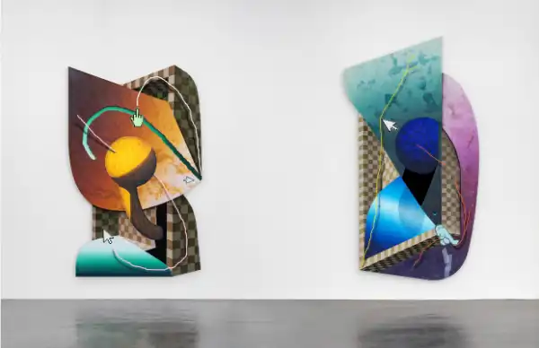 Foto der Kunstobjekte von Dominik Halmer in der Falko Alexander Gallery Neustadt-Nord, Ehrenfeld Köln