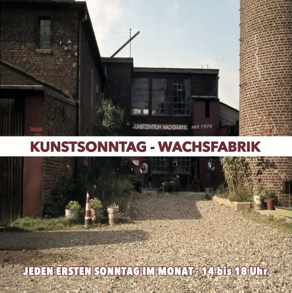 Kunstzentrum Wachsfabrik Flyer für den Kultursonntag in Köln ROdenkirchen