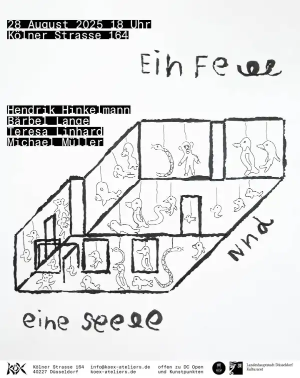 Im Kunsthaus KAT18 Köln und Atelierhaus KöX Düsseldorf zeigen vier Künstler*innen in einer gemeinsamen Ausstellung Werke zum Thema Tier – als Sinnbild für Vielfalt, Unterschiede und das Verbindende zwischen Menschen.: Im Kunsthaus KAT18 Köln und Atelier