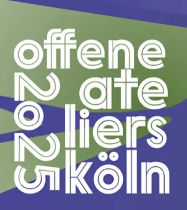 Flyer Offene Ateliers2025  Köln, Stadtübergreifend auf der linken Rheinseite Süd