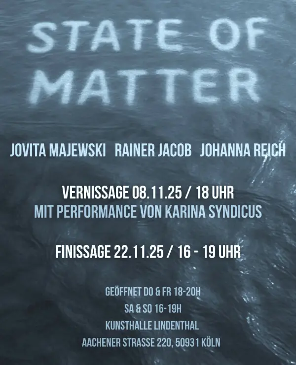 Einladung zur Kunstausstellung und Vernissage mit Performance Kunsthalle Lindenthal Köln