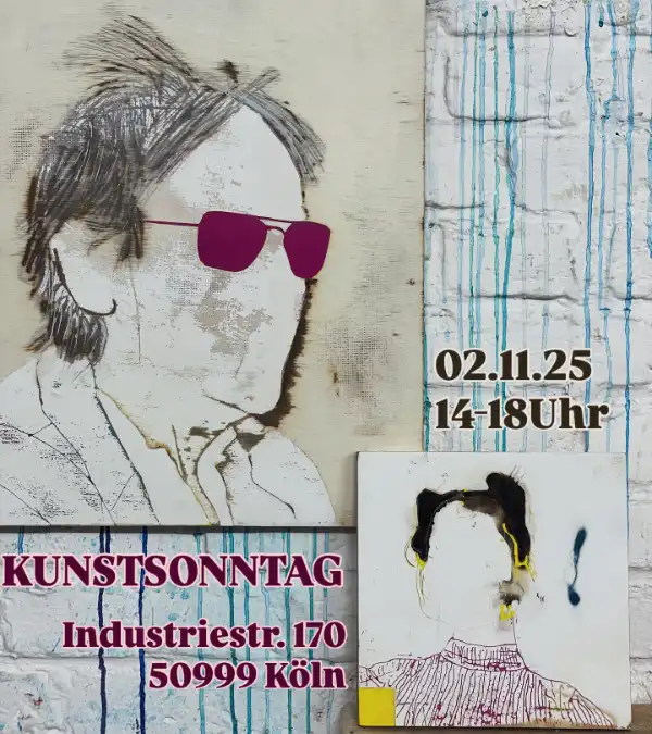 Einladung zum Kunstsonntag Wachsfabrik Köln