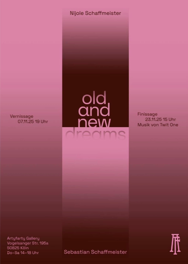 Einladung Kunstausstellugn nd Vernissage in Arty Farty Gallery Köln