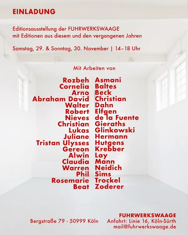 Einladung Fuhrwerkswaage Ausstellung