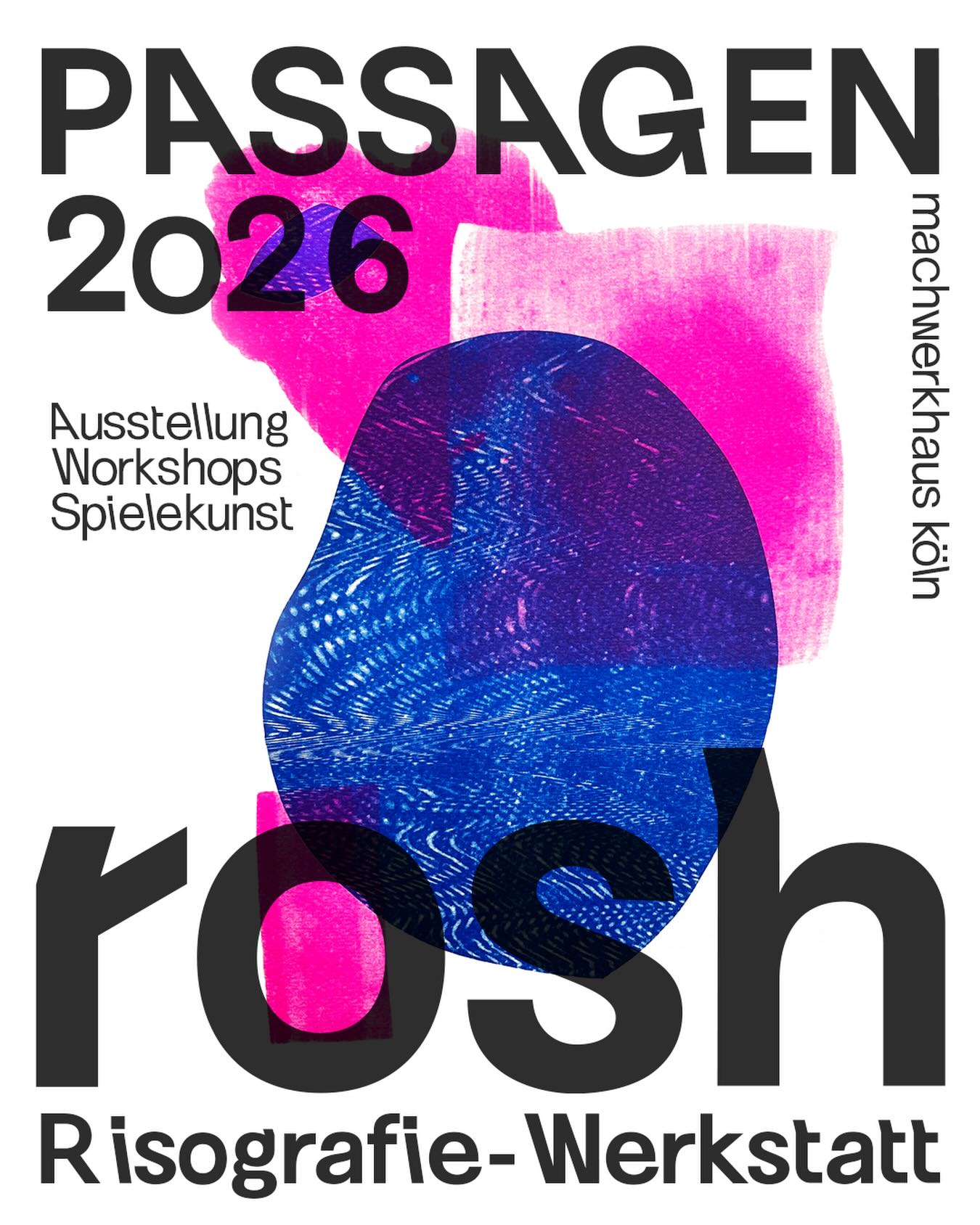 Flyer zur Risografie-Werkstatt