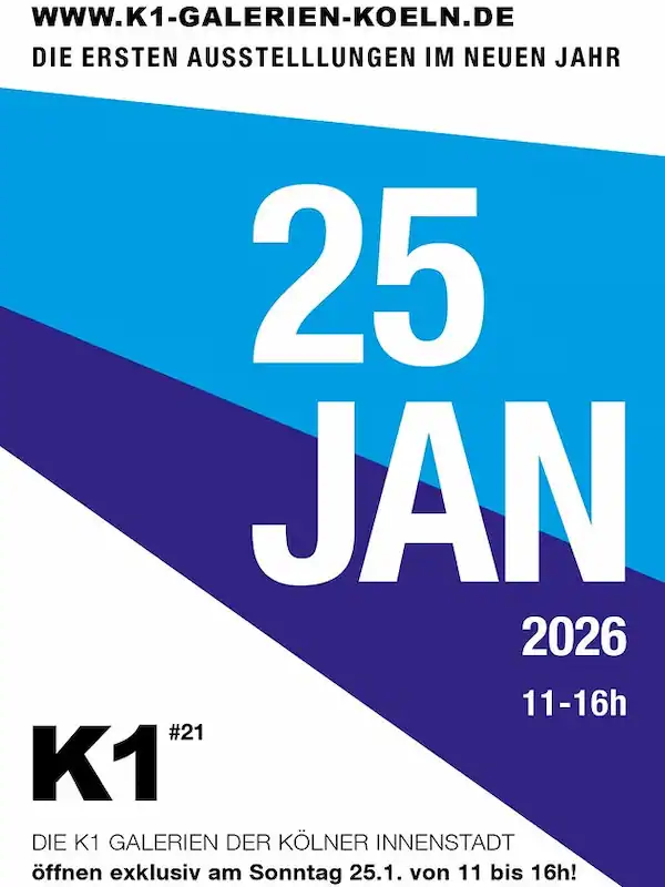 Einladung zum Kunstrundgang der K1 Galerien Köln