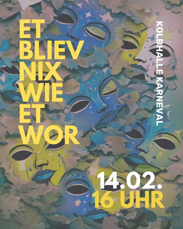 Einladung zur Kanevalsparty in der Kolbhalle Köln