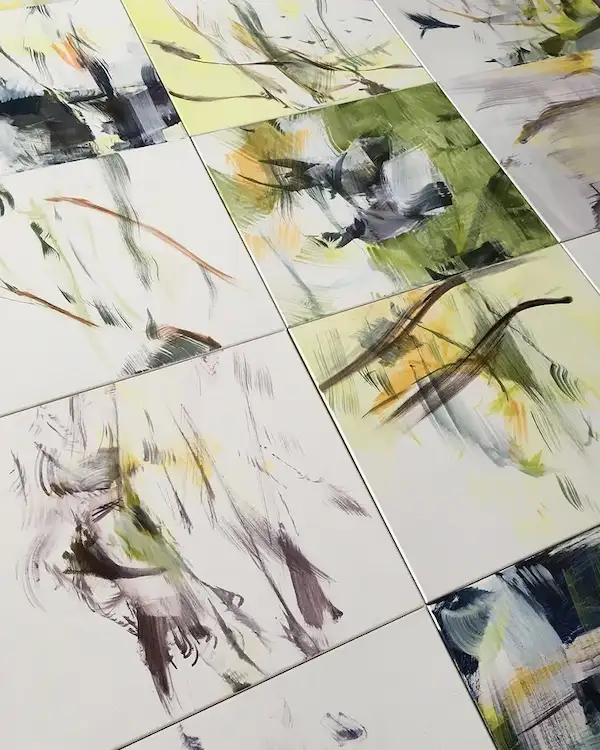 Einladung zur Vernissage und Ausstellung von Brigitte Dümling