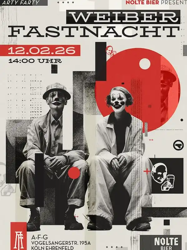 Karnevalsparty in der Arty Farty Köln