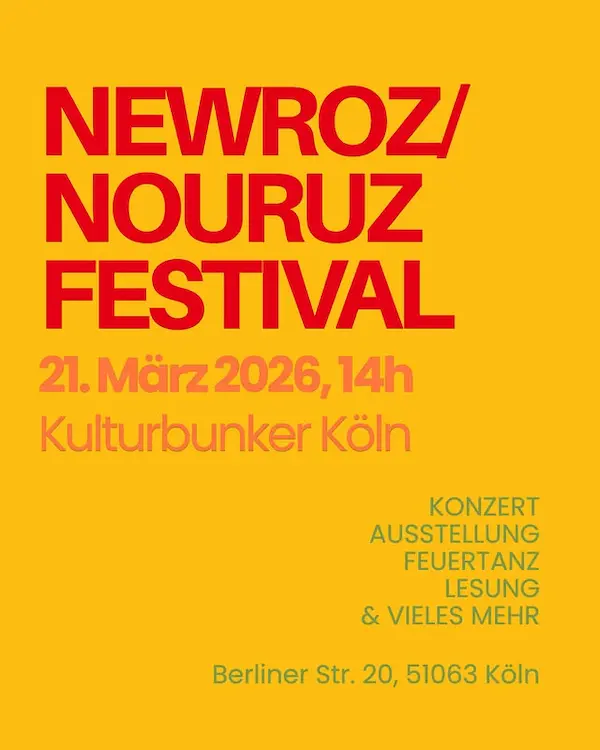 Plakat zum Festival im Kulturbunker Mülheim
