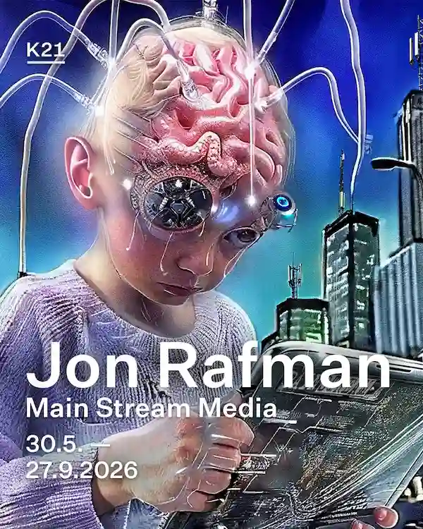 Plakat zur Ausstellung Jon Rafman im K20 Düsseldorf