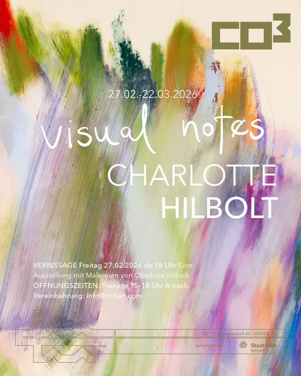 Einladung zur Vernissage und Kunstausstellung von Charlotte Hilbolt 