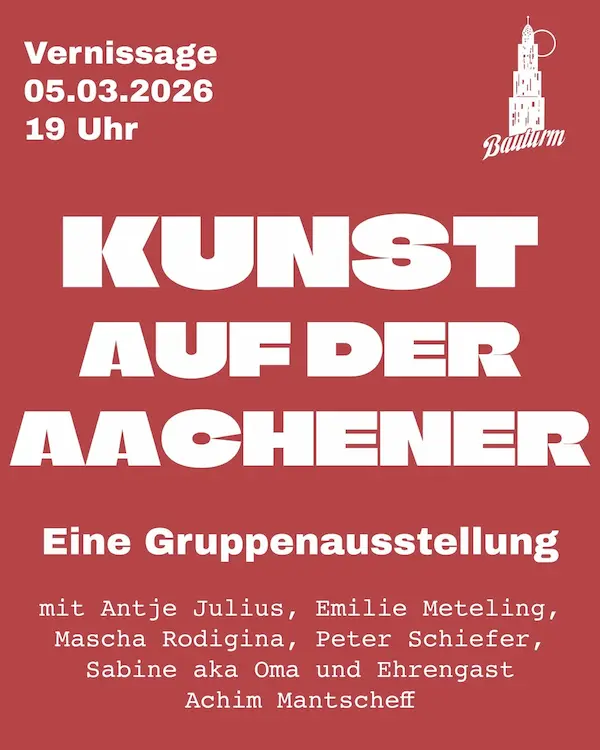 Gruppensausstellung im Cafe Bauturm Köln