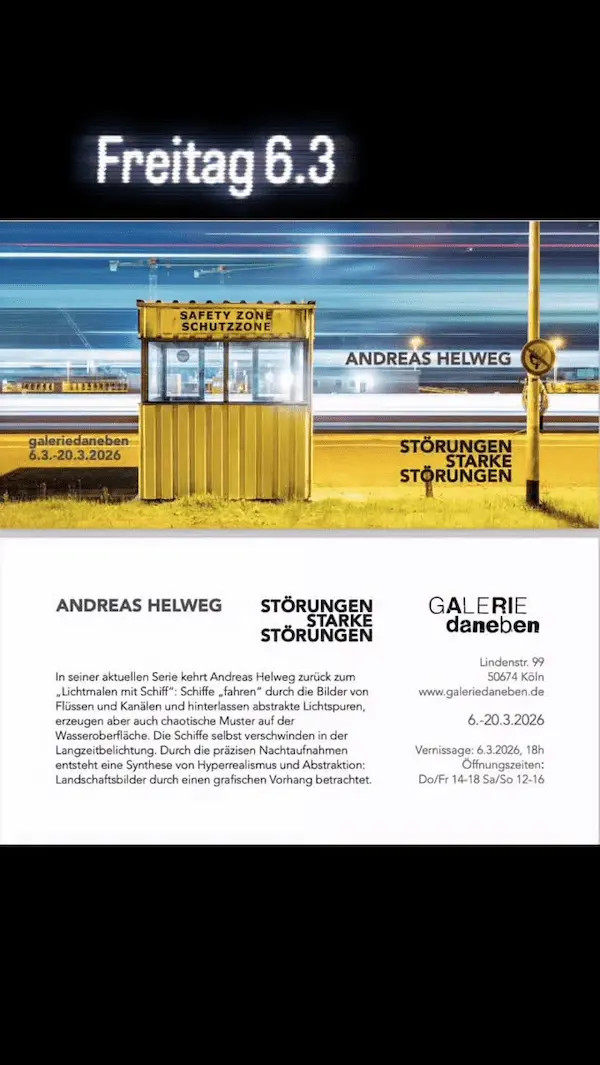 Einladung zur Ausstellung und Vernissage Köln