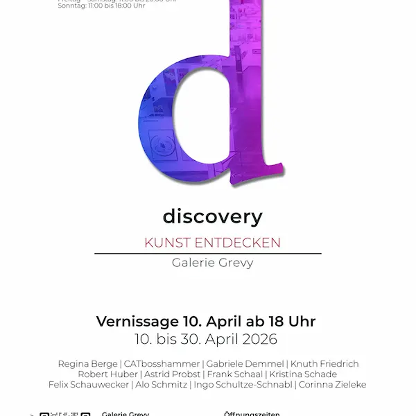 Gruppenausstelleung mit Vernissage in der Galerie Grevy Köln