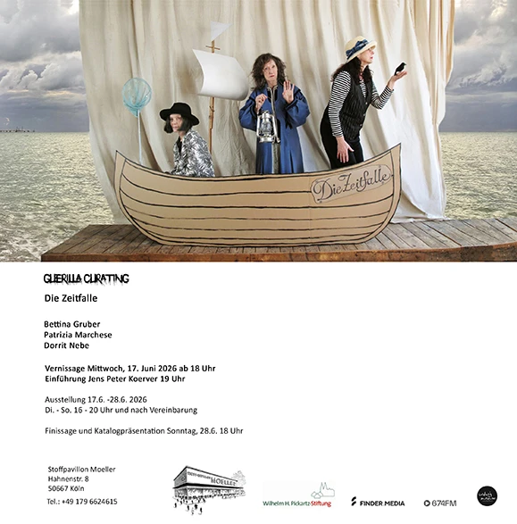 Einladung zur Ausstellung "Ausstellung DIE ZEITFALLE" in Köln