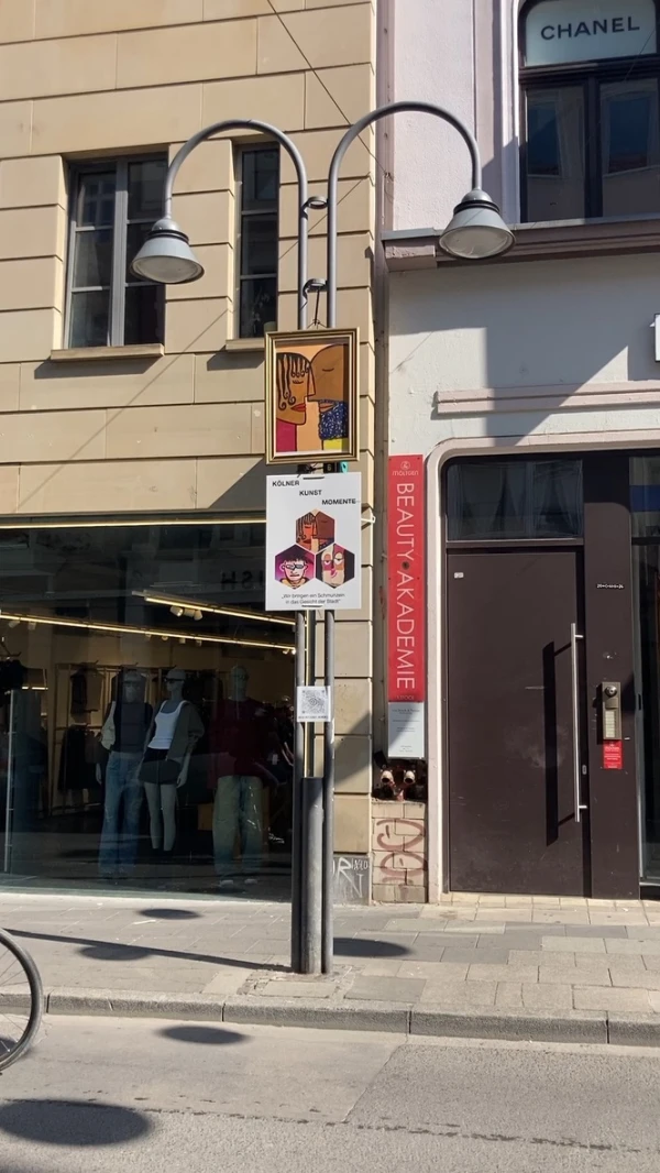 Einladung zur Ausstellung "Erste Open-Air Kunstasusstellung Kölns" 