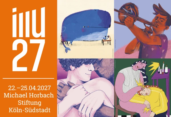 Einladung zur Ausstellung "Illu27" in der Michael-Horbach-Stiftung in Köln