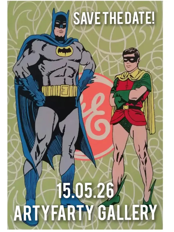 Einladung zur Ausstellung mit Vernissage in arty farty Köln