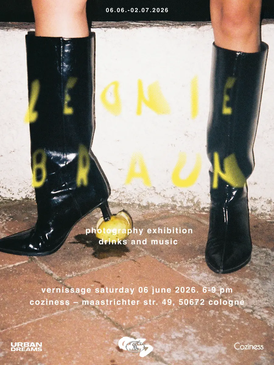 Einladung zur Ausstellung "Zwischenmomente - Leonie Braun" in Köln