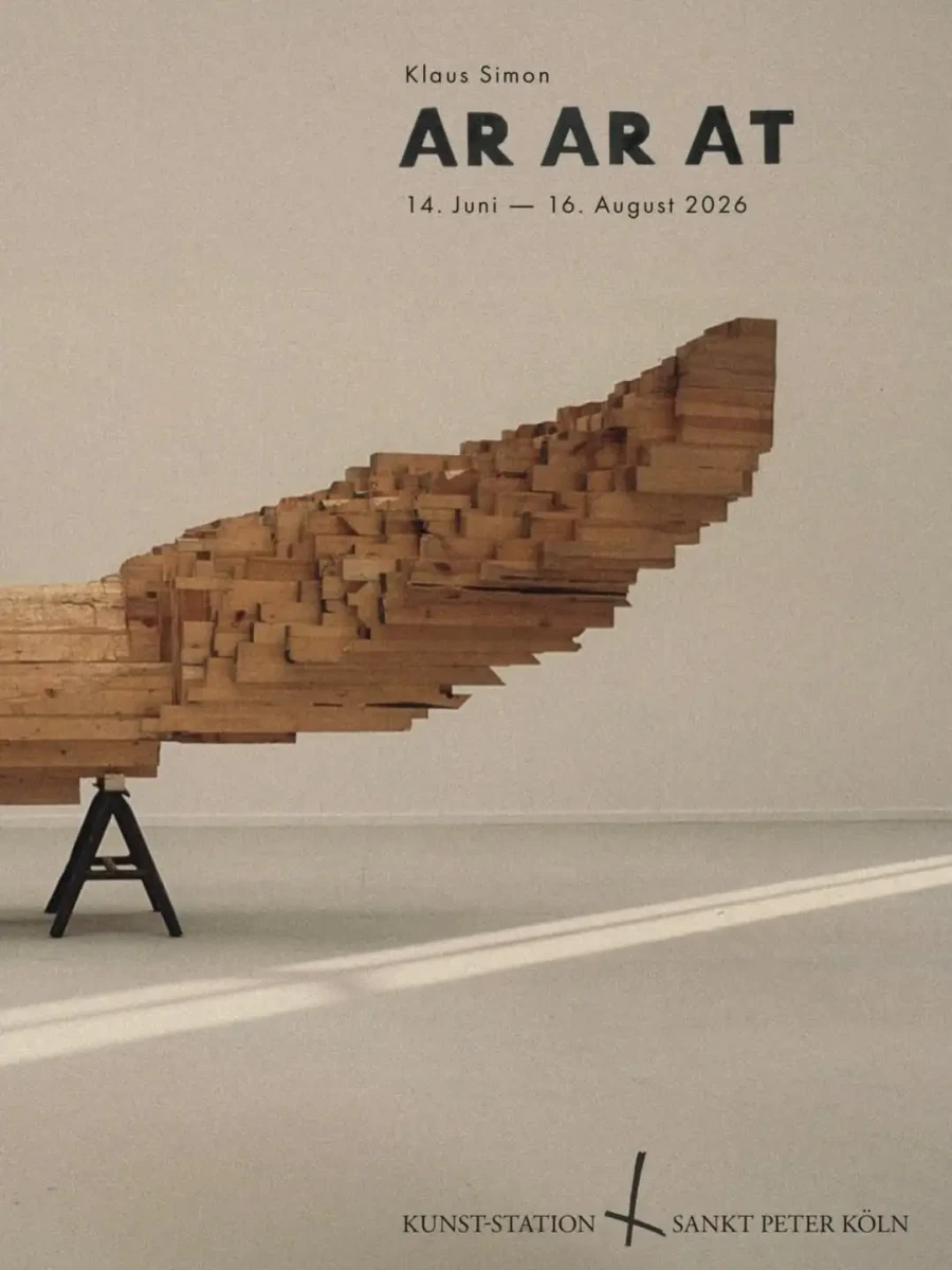 Einladung zur Ausstellung KLAUS SIMON - ARARAT in Köln