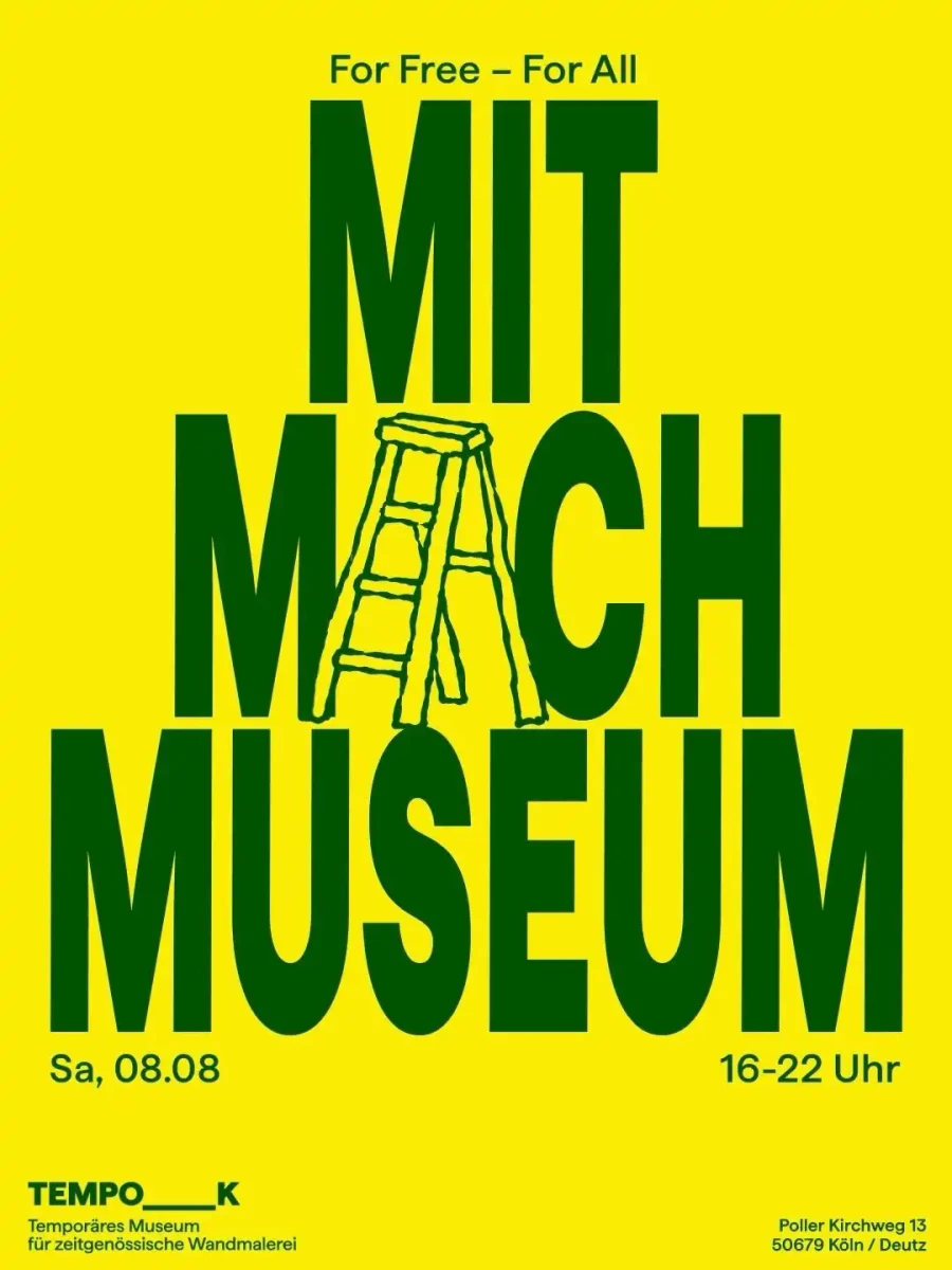 Einladung zur Ausstellung "MITMACHMUSEUM 💛💚💛" von Unter anderem: in Köln