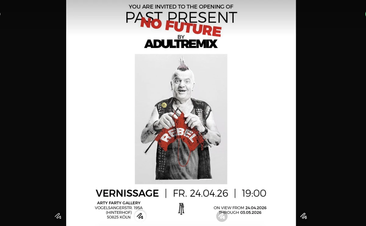 Einladung Vernissage und Ausstellung Arty Farty Gallery Köln