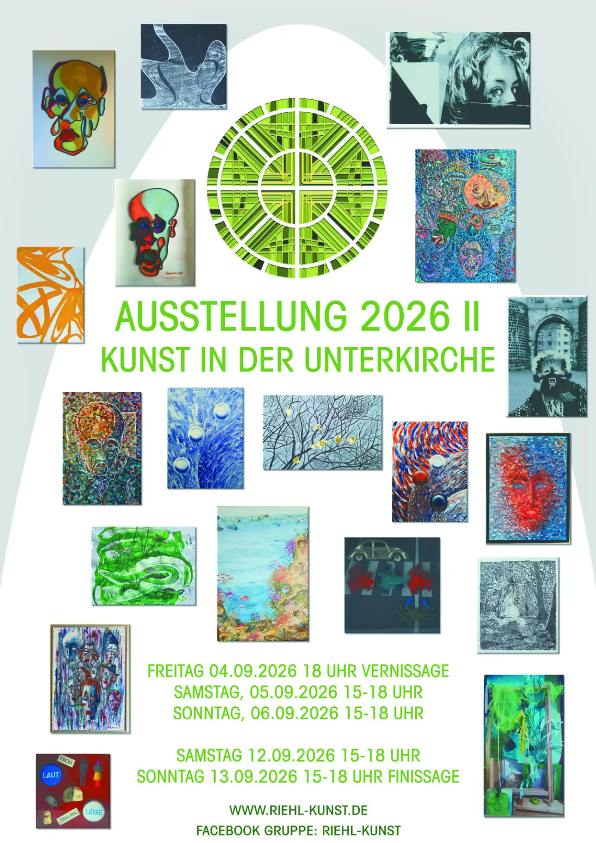 Einladung zu Vernissage und Ausstellung