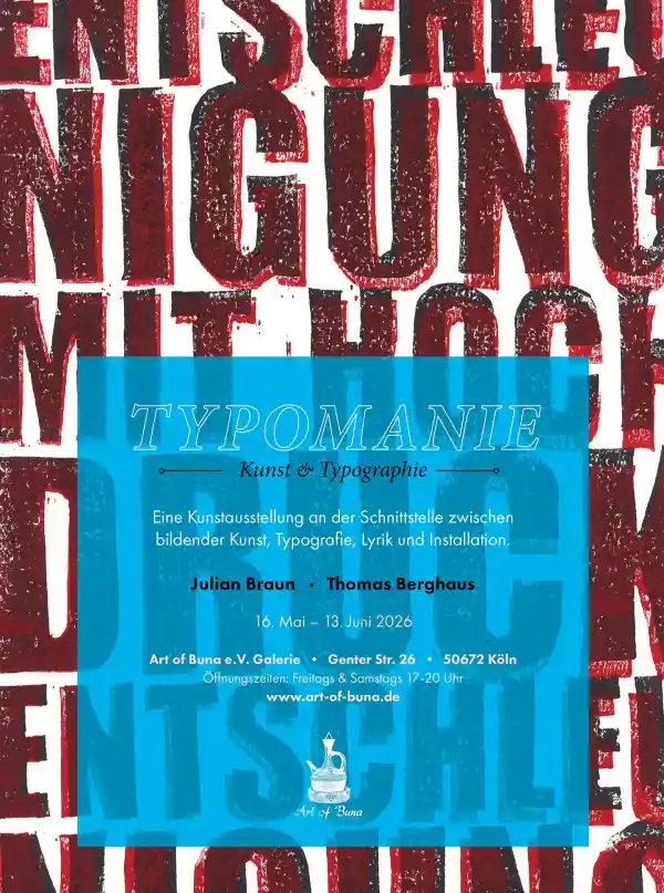 TYPOMANIE – Kunst & Typographie (Poster)